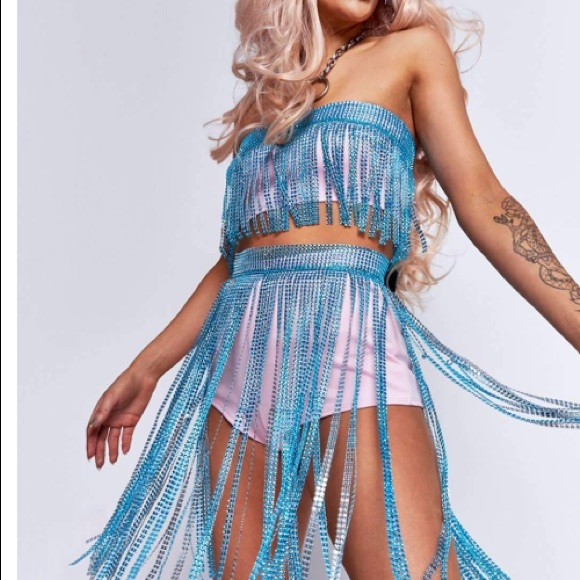 Jaded London Fringe top and bottom - Picture 2 of 6